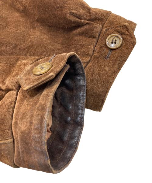 echtes leder（エヒテス レーダァ）ECHTES LEDER (エヒテス レーダァ) スエードジャケット ブラウン サイズ:-の古着・服飾アイテム