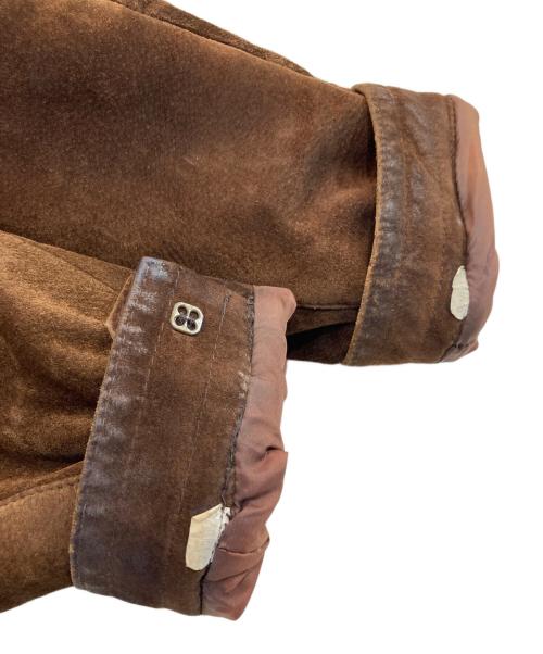 echtes leder（エヒテス レーダァ）ECHTES LEDER (エヒテス レーダァ) スエードジャケット ブラウン サイズ:-の古着・服飾アイテム