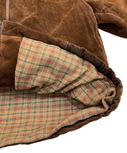 echtes leder（エヒテス レーダァ）ECHTES LEDER (エヒテス レーダァ) スエードジャケット ブラウン サイズ:-の古着・服飾アイテム