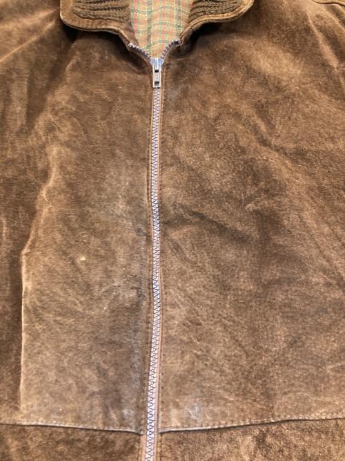 echtes leder（エヒテス レーダァ）ECHTES LEDER (エヒテス レーダァ) スエードジャケット ブラウン サイズ:-の古着・服飾アイテム