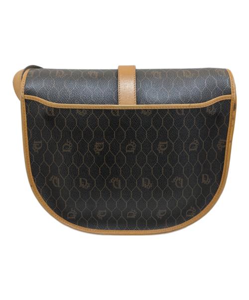 Christian Dior（クリスチャン ディオール）Christian Dior (クリスチャン ディオール) ハニカムショルダーバッグ ブラウンの古着・服飾アイテム