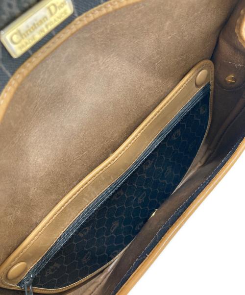 Christian Dior（クリスチャン ディオール）Christian Dior (クリスチャン ディオール) ハニカムショルダーバッグ ブラウンの古着・服飾アイテム