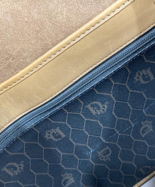 Christian Dior（クリスチャン ディオール）Christian Dior (クリスチャン ディオール) ハニカムショルダーバッグ ブラウンの古着・服飾アイテム