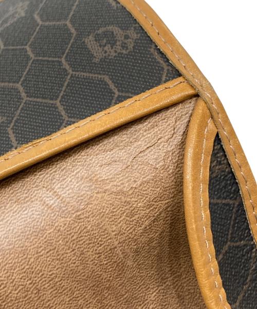 Christian Dior（クリスチャン ディオール）Christian Dior (クリスチャン ディオール) ハニカムショルダーバッグ ブラウンの古着・服飾アイテム