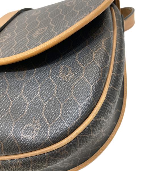 Christian Dior（クリスチャン ディオール）Christian Dior (クリスチャン ディオール) ハニカムショルダーバッグ ブラウンの古着・服飾アイテム