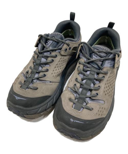 HOKAONEONE（ホカオネオネ）HOKAONEONE (ホカオネオネ) JLAL TOR ULTRA LOW ROCK RIDGE ローカットスニーカー ブラウン サイズ:26cmの古着・服飾アイテム