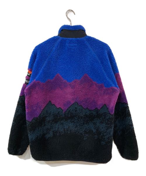 NANGA（ナンガ）NANGA (ナンガ) GRAMICCI (グラミチ) RIDGELINE JQ FLEECE ZIP BLOUSON/リッジラインJQフリースジップブルゾン パープル×ブルー サイズ:SIZE Mの古着・服飾アイテム