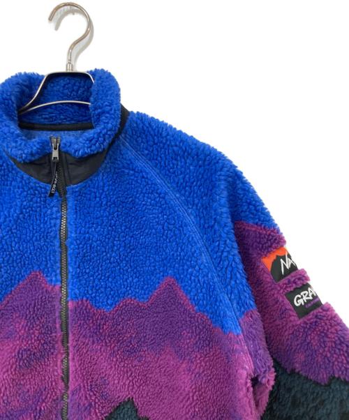 NANGA（ナンガ）NANGA (ナンガ) GRAMICCI (グラミチ) RIDGELINE JQ FLEECE ZIP BLOUSON/リッジラインJQフリースジップブルゾン パープル×ブルー サイズ:SIZE Mの古着・服飾アイテム