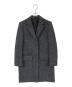 MARGARET HOWELL（マーガレットハウエル）の古着「ツイードチェスターコート」｜グレー