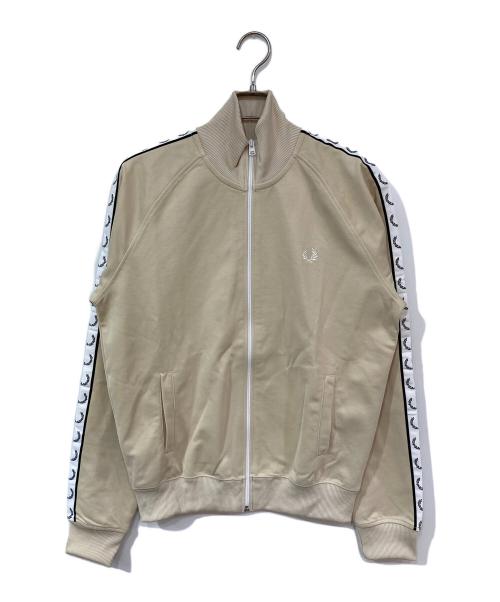 FRED PERRY（フレッドペリー）FRED PERRY (フレッドペリー) Taped Track Jacket/テープドトラックジャケット アイボリー サイズ:SIZE Mの古着・服飾アイテム