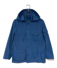 MACKINTOSH LONDON（マッキントッシュ ロンドン）の古着「FLEX NYLONストレッチナイロンミリタリーブルゾン」｜ネイビー