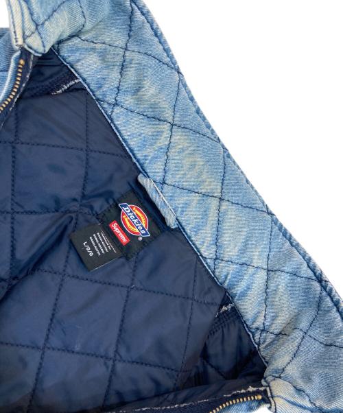 SUPREME（シュプリーム）SUPREME (シュプリーム) Dickies (ディッキーズ) Quilted Work Jacket/キルテッドワークジャケット インディゴ サイズ:SIZE Lの古着・服飾アイテム