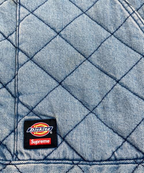SUPREME（シュプリーム）SUPREME (シュプリーム) Dickies (ディッキーズ) Quilted Work Jacket/キルテッドワークジャケット インディゴ サイズ:SIZE Lの古着・服飾アイテム