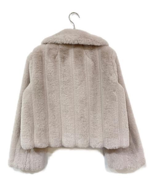 HER LIP TO（ハーリップトゥ）HER LIP TO (ハーリップトゥ) Winter Love Faux Fur Coat/ウィンターラブフェイクファーコート ピンク サイズ:SIZE Mの古着・服飾アイテム