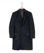 LOVELESSラブレス）の古着「ウールチェスターコート」｜ブラック