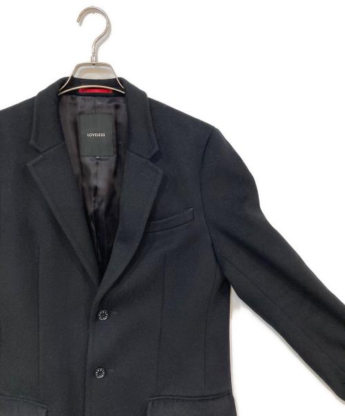 LOVELESS（ラブレス）LOVELESS (ラブレス) ウールチェスターコート ブラック サイズ:Mの古着・服飾アイテム