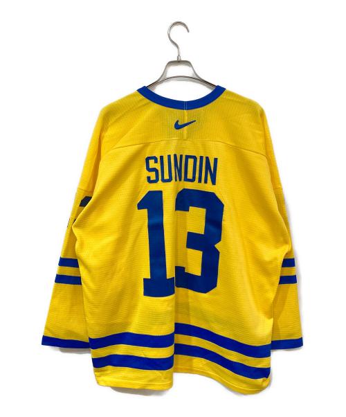 NIKE（ナイキ）NIKE (ナイキ) ゲームシャツ イエロー サイズ:SIZE XLの古着・服飾アイテム