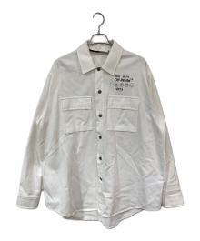 OFFWHITE（オフホワイト）の古着「Cotton Denim Jacket/コットンデニムジャケット」｜ホワイト