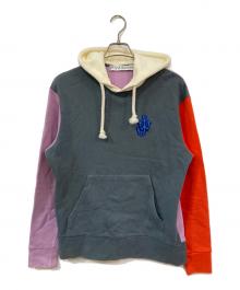 J.W.ANDERSON（ジェイダブリューアンダーソン）の古着「アナグラムカラーブロックパーカー」｜グレー