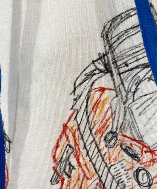 OFFWHITE（オフホワイト）OFFWHITE (オフホワイト) Off-White Chainsaw Over Hoodie 'White'/オフホワイトチェーンソーオーバーフーディーホワイト ホワイト サイズ:SIZE XXLの古着・服飾アイテム