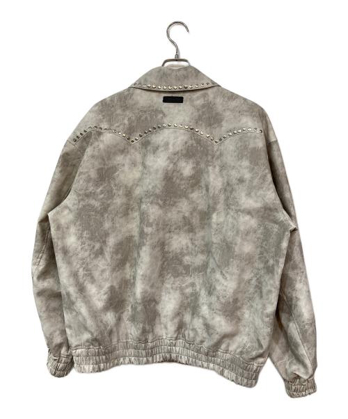 BREATH（ブレス）BREATH (ブレス) Shine Studs Varsity Jacket/シャインスタッズバーシティジャケット ホワイト サイズ:SIZE XLの古着・服飾アイテム