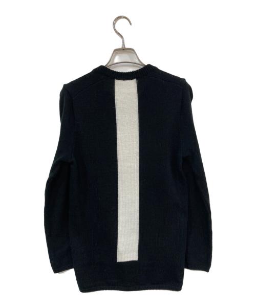 BLACK COMME des GARCONS（ブラックコムデギャルソン）BLACK COMME des GARCONS (ブラックコムデギャルソン) クルーネックニット ブラック サイズ:XSの古着・服飾アイテム