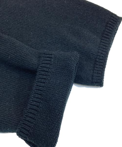 BLACK COMME des GARCONS（ブラックコムデギャルソン）BLACK COMME des GARCONS (ブラックコムデギャルソン) クルーネックニット ブラック サイズ:XSの古着・服飾アイテム