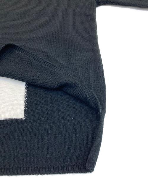 BLACK COMME des GARCONS（ブラックコムデギャルソン）BLACK COMME des GARCONS (ブラックコムデギャルソン) クルーネックニット ブラック サイズ:XSの古着・服飾アイテム