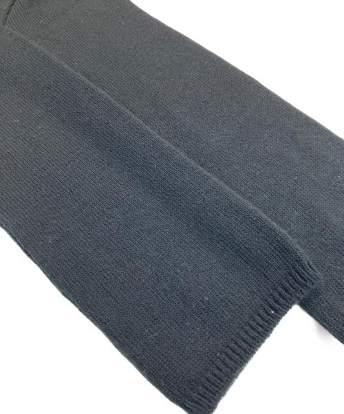 BLACK COMME des GARCONS（ブラックコムデギャルソン）BLACK COMME des GARCONS (ブラックコムデギャルソン) クルーネックニット ブラック サイズ:XSの古着・服飾アイテム