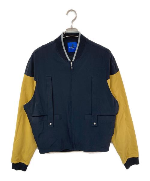 asics novalis（アシックス ノヴァリス）ASICS NOVALIS (アシックス ノヴァリス) LIATRISORY BOMBER ブラック×イエロー サイズ:-の古着・服飾アイテム