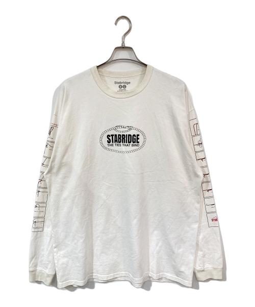 STABRIDGE（スタブリッジ）STABRIDGE (スタブリッジ) ロングスリーブカットソー ホワイト サイズ:XLの古着・服飾アイテム