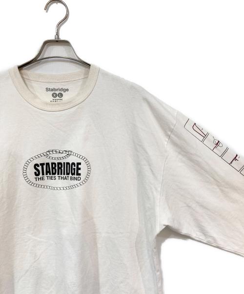 STABRIDGE（スタブリッジ）STABRIDGE (スタブリッジ) ロングスリーブカットソー ホワイト サイズ:XLの古着・服飾アイテム