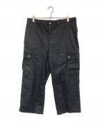 HERMESエルメス）の古着「セリエボタンカーゴパンツ」｜ブラック