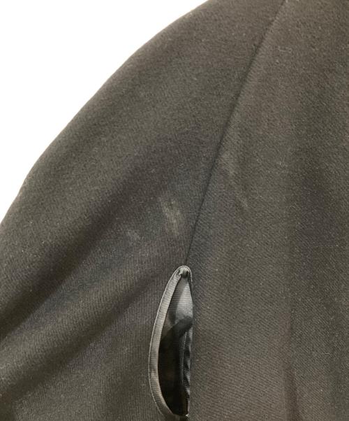 HERMES（エルメス）HERMES (エルメス) ノーカラーコート ブラック サイズ:SIZE 38の古着・服飾アイテム