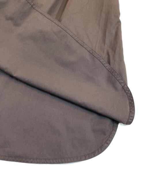 HERMES（エルメス）HERMES (エルメス) ノースリーブシャツワンピース ブラウン サイズ:SIZE 42の古着・服飾アイテム