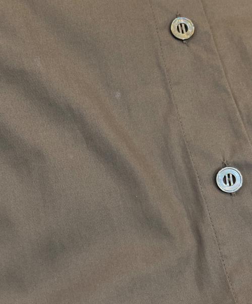 HERMES（エルメス）HERMES (エルメス) ノースリーブシャツワンピース ブラウン サイズ:SIZE 42の古着・服飾アイテム
