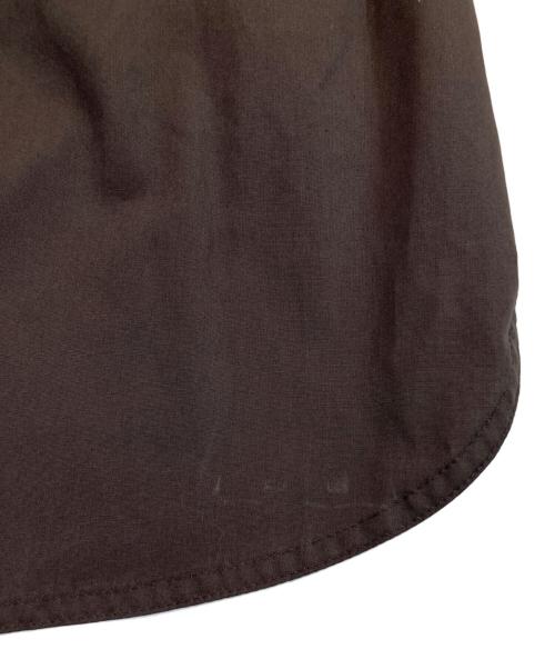 HERMES（エルメス）HERMES (エルメス) ノースリーブシャツワンピース ブラウン サイズ:SIZE 42の古着・服飾アイテム