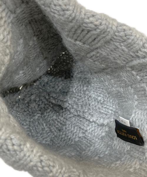 LOUIS VUITTON（ルイ ヴィトン）LOUIS VUITTON (ルイ ヴィトン) ヘルシンキ ニットキャップ グレーの古着・服飾アイテム