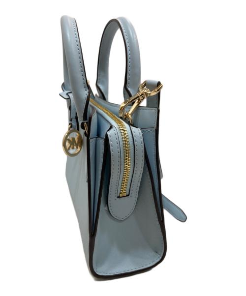 MICHAEL KORS（マイケル・コース）MICHAEL KORS (マイケル・コース) SHEILA スモールショルダーバッグ ブルーの古着・服飾アイテム