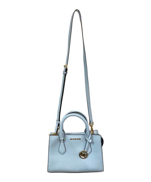 MICHAEL KORS（マイケル・コース）MICHAEL KORS (マイケル・コース) SHEILA スモールショルダーバッグ ブルーの古着・服飾アイテム