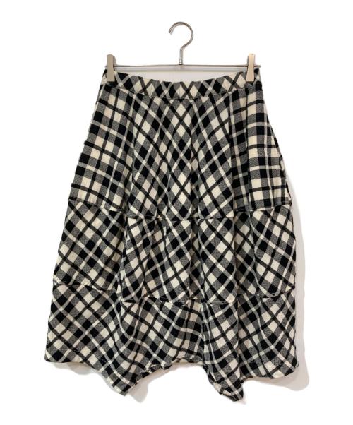 COMME des GARCONS（コムデギャルソン）COMME des GARCONS (コムデギャルソン) チェックサルエルパンツ ブラック サイズ:SIZE Sの古着・服飾アイテム