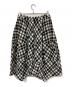 COMME des GARCONS (コムデギャルソン) チェックサルエルパンツ ブラック サイズ:SIZE S：6000円