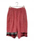 COMME des GARCONSコムデギャルソン）の古着「ウールパンツ」｜レッド