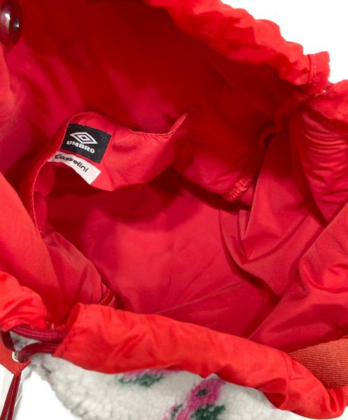 UMBRO（アンブロ）UMBRO (アンブロ) casselini (キャセリーニ) 小花柄ボアリュック ホワイトの古着・服飾アイテム