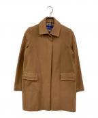 BURBERRY BLUE LABELバーバリーロンドンブルーレーベル）の古着「ステンカラーコート」｜ブラウン