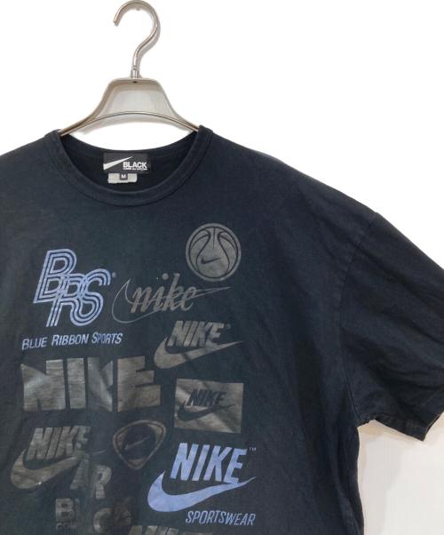 BLACK COMME des GARCONS（ブラックコムデギャルソン）BLACK COMME des GARCONS (ブラックコムデギャルソン) NIKE (ナイキ) プリントTシャツ ブラック サイズ:Mの古着・服飾アイテム