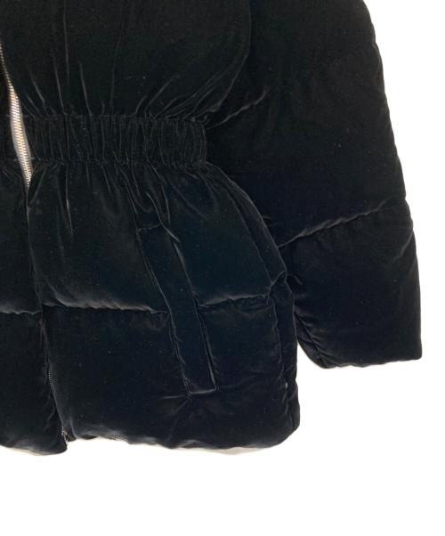 PRADA（プラダ）PRADA (プラダ) ベロアダウンジャケット ブラック サイズ:36の古着・服飾アイテム
