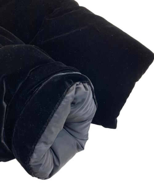 PRADA（プラダ）PRADA (プラダ) ベロアダウンジャケット ブラック サイズ:36の古着・服飾アイテム