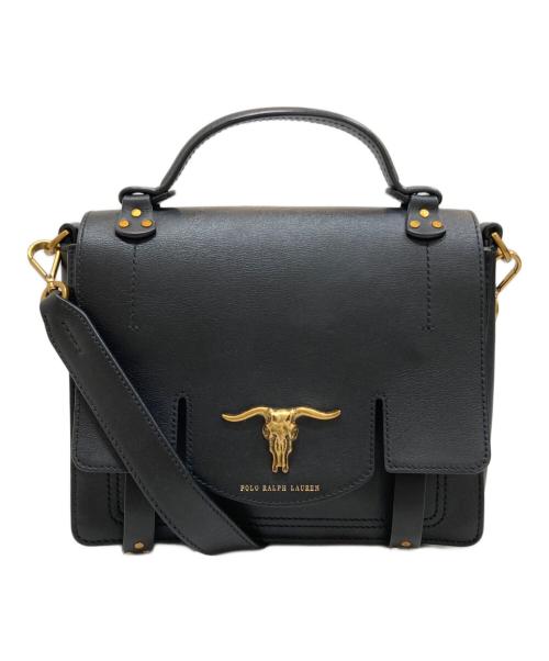 POLO RALPH LAUREN（ポロ・ラルフローレン）POLO RALPH LAUREN (ポロ・ラルフローレン) ショルダーバッグ ブラックの古着・服飾アイテム