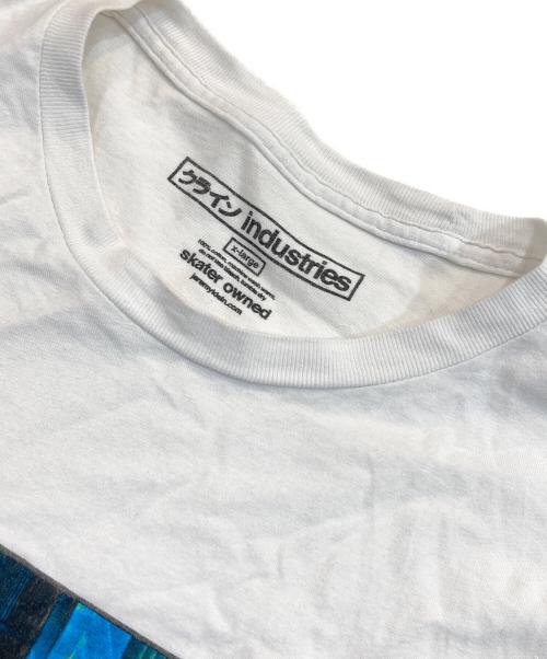 クライン industries（クラインインダストリーズ）クライン Industries (クラインインダストリーズ) プリントTシャツ ホワイト サイズ:XLの古着・服飾アイテム